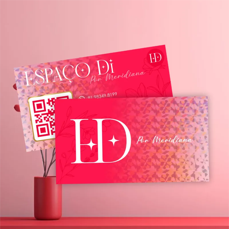 CARTÃO DE VISITA HOLOGRAFICO (250 unid )
